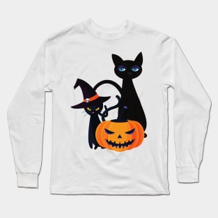 Spooky cats Long Sleeve T-Shirt